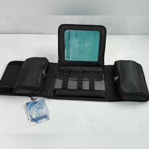 Makeup‎ Mirrored Travelon Brush Makeup Portable Vanity Compact Toiletry Black